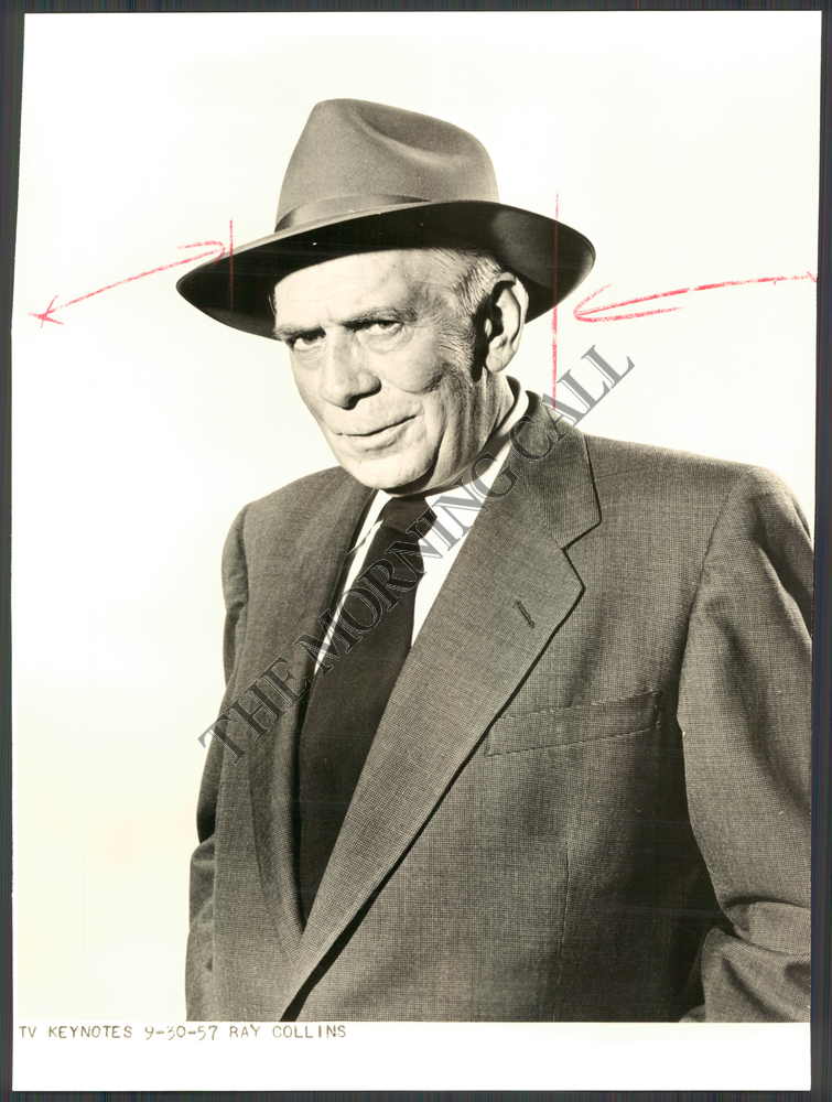 MC PHOTO ada996 Ray Collins Actor 1957 eBay