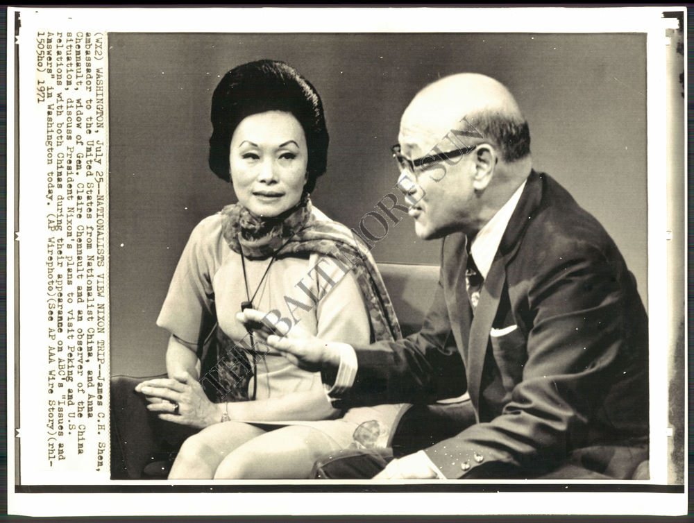 BS PHOTO beg753 Anna Chennault, Wife, Gen Claire Chennault eBay