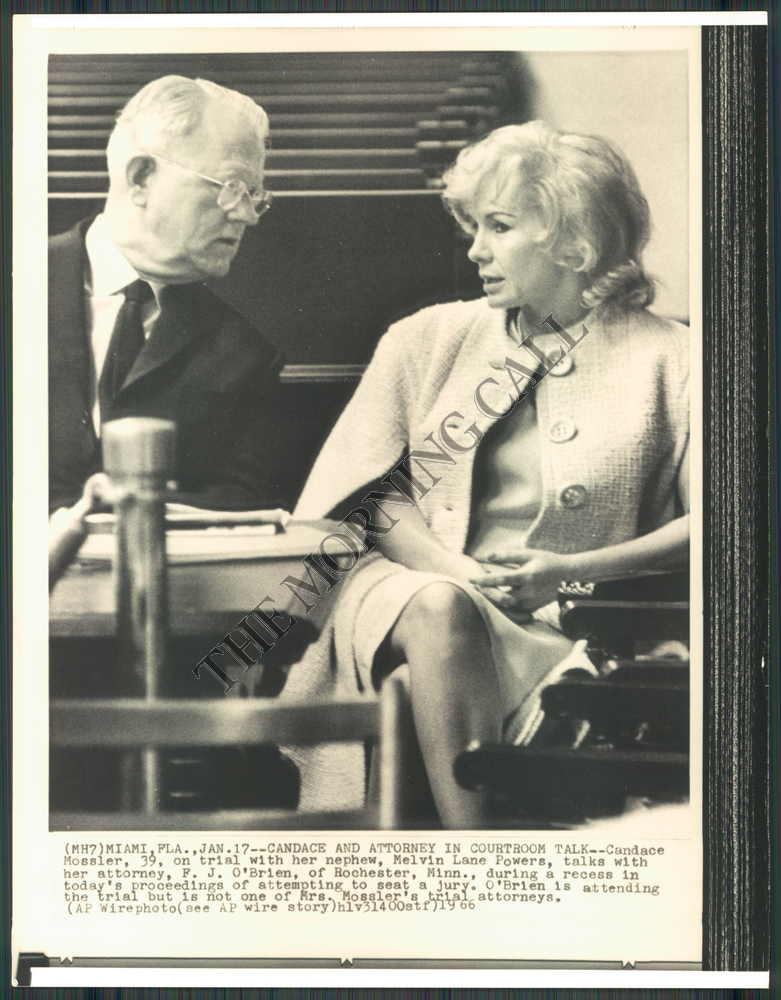 MC PHOTO ail882 Candace Mossler Murder Suspect eBay