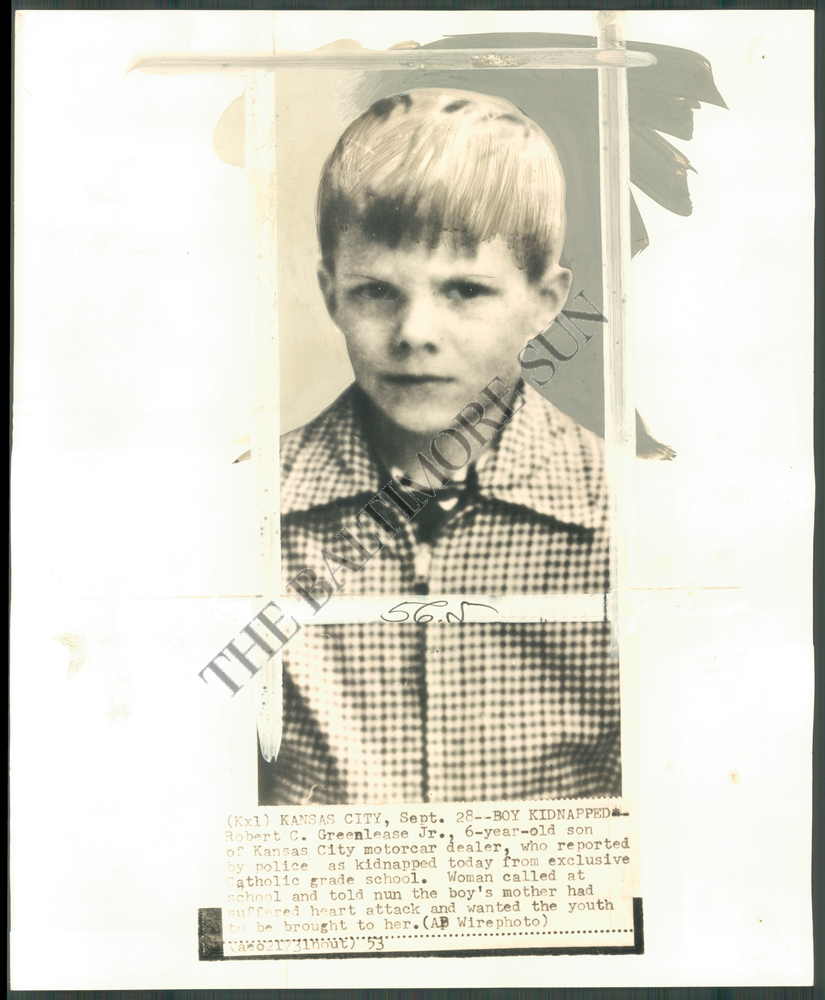 BS PHOTO Bqb-277 Bobby Greenlease Murder Victim | EBay