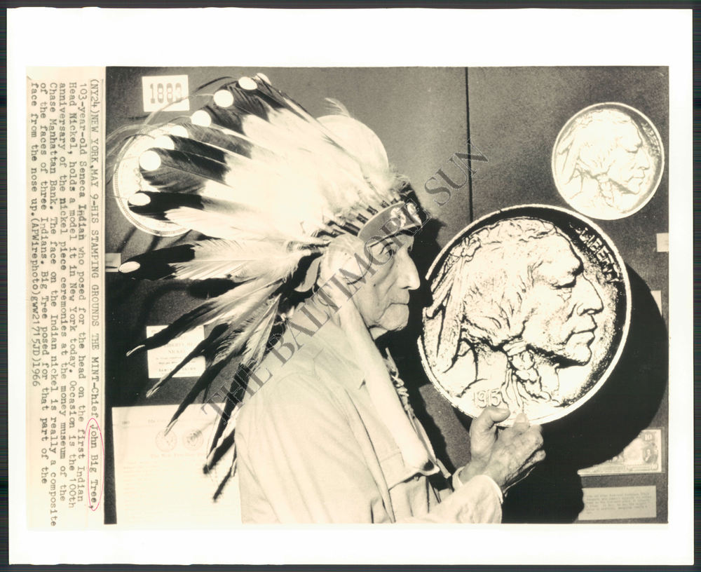 BS PHOTO bns162 Chief John Big Tree Native American eBay