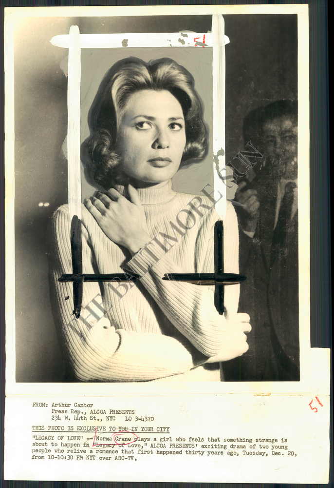 BS PHOTO bny496 Norma Crane Actress LEGACY OF LOVE eBay
