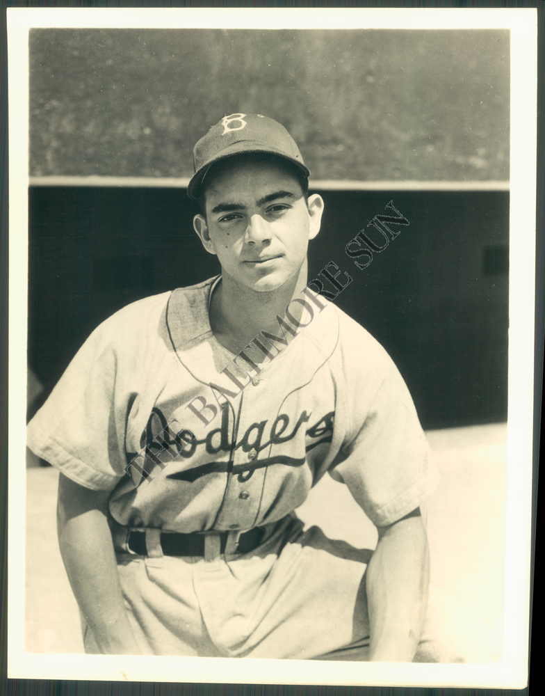 BS PHOTO hci371 Tommy Buckshot Brown Baseball Player Dodgers 1948