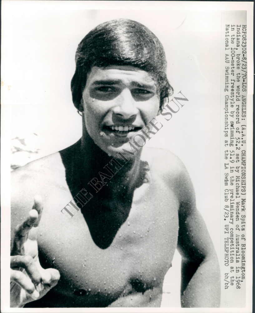 BS PHOTO aat-758 Baltimore Sun Mark Spitz