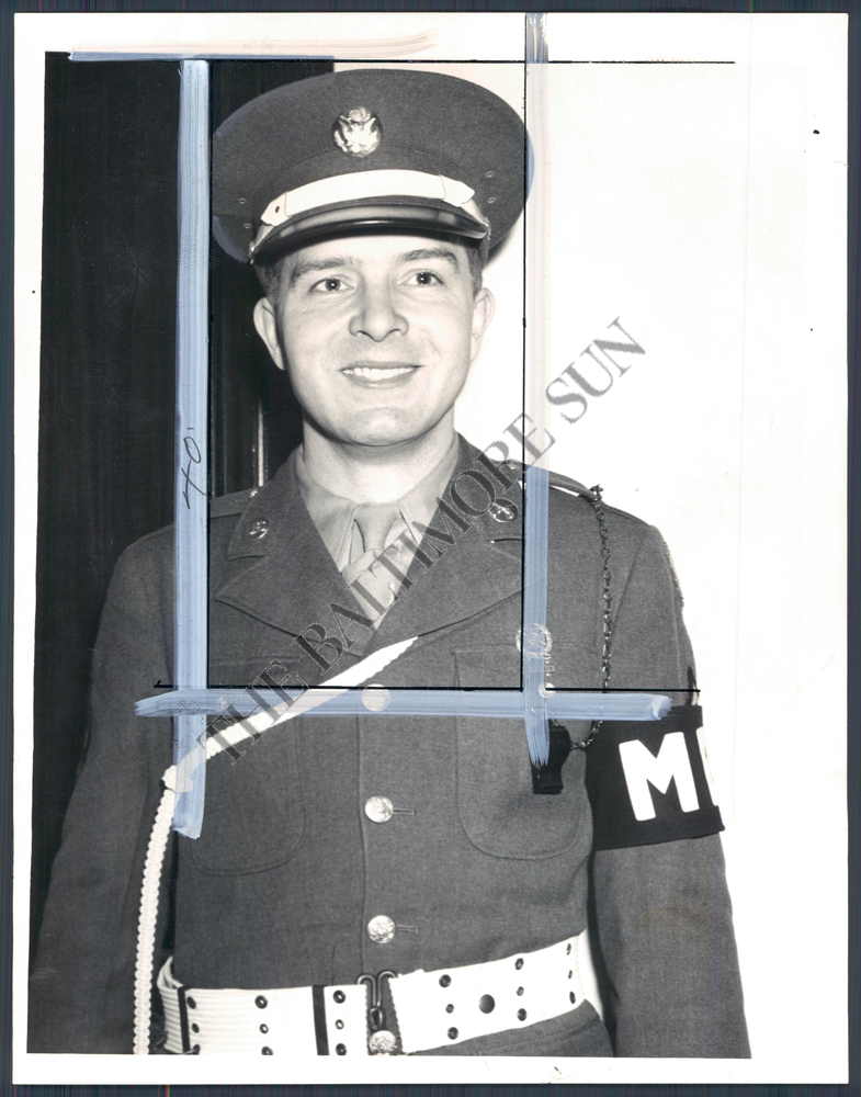 Photo Kenneth Burke White House Police Drafted 1943